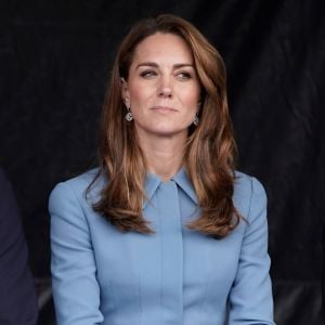 Catherine Kate Middleton, duchesse de Cambridge - Visite à Birkenhead avant la cérémonie de baptême du nouveau navire de recherche polaire britannique, RRS Sir David Attenborough le 26 septembre 2019