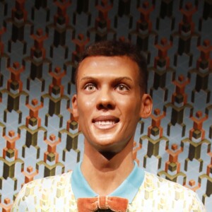 Stromae - Visite privée du Musée Grévin à Paris, le 25 mars 2019. © Marc Ausset-Lacroix/Bestimage