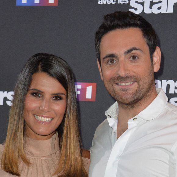 Camille Combal et Karine Ferri au photocall de la saison 10 de l'émission "Danse avec les stars" (DALS) au siège de TF1 à Boulogne-Billancourt, France, le 4 septembre 2019. © Veeren/Bestimage