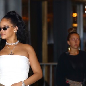 Rihanna a assisté au Miyake Mugler Porcelain Ball à New York, le 12 octobre 2019.