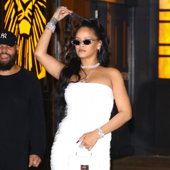 Rihanna a assisté au Miyake Mugler Porcelain Ball à New York, le 12 octobre 2019.