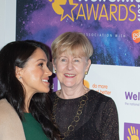 Le prince Harry, duc de Sussex, et Meghan Markle, duchesse de Sussex, arrivent à la cérémonie des WellChild Awards à Londres le 15 octobre 2019.