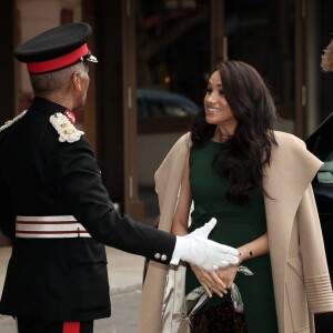 Le prince Harry, duc de Sussex, et Meghan Markle, duchesse de Sussex, arrivent à la cérémonie des WellChild Awards à Londres le 15 octobre 2019.