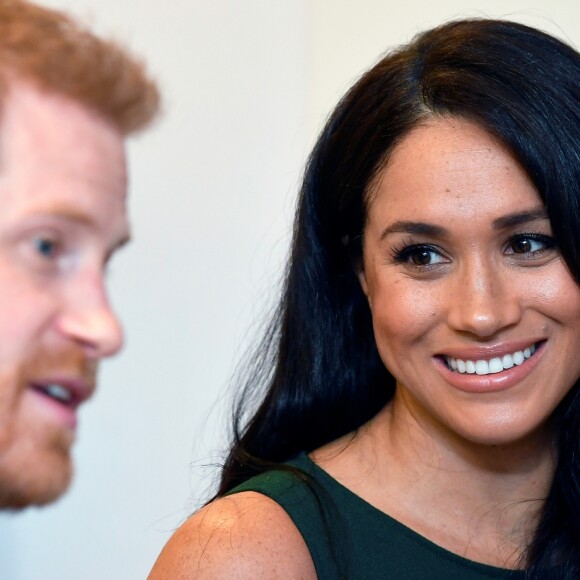 Le prince Harry, duc de Sussex, et Meghan Markle, duchesse de Sussex, lors de la soirée des WellChild Awards à l'hôtel Royal Lancaster à Londres le 15 octobre 2019.