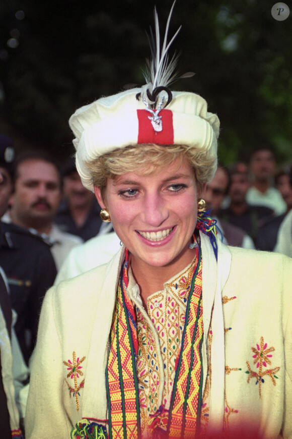 Lady Diana à Chitral, au Pakistan, en 1991. 