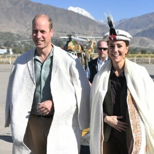 Le prince William et Kate Middleton à Chitral, au Pakistan, le 16 octobre 2019.