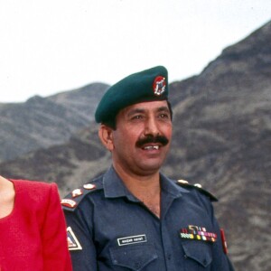 Lady Diana en voyage au Pakistan, en 1991.