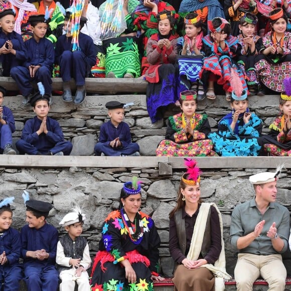 Le prince William et Kate Middleton au Pakistan, le 16 octobre 2019.