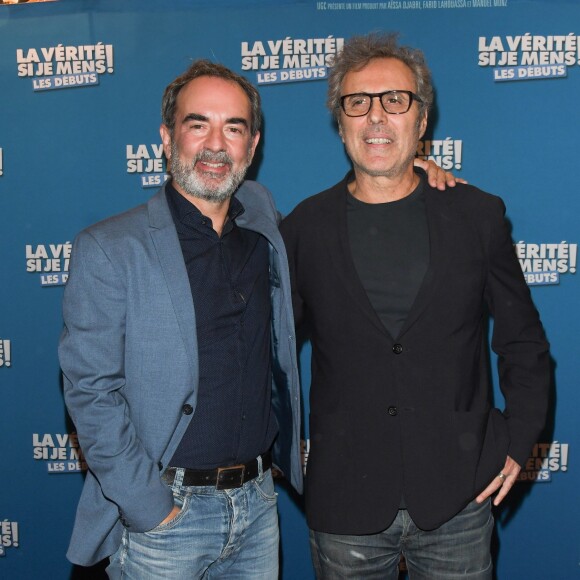 Bruno Solo, Gilbert Melki - Avant-première du film "La vérité si je mens ! Les débuts" au cinéma le Grand Rex à Paris le 15 octobre 2019. © Coadic Guirec/Bestimage