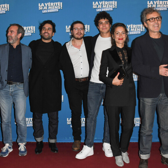 Bruno Solo, Yohan Manca, Anton Csaszar, Mickaël Lumière, Audrey Dana, Gilbert Melki - Avant-première du film "La vérité si je mens ! Les débuts" au cinéma le Grand Rex à Paris le 15 octobre 2019. © Coadic Guirec/Bestimage