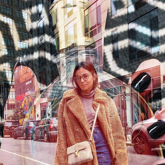 Agathe Auproux en voyage aux Etats-Unis, le 14 octobre 2019, sur Instagram