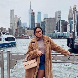 Agathe Auproux à Brooklyn Bridge, sur Instagram, le 6 octobre 2019