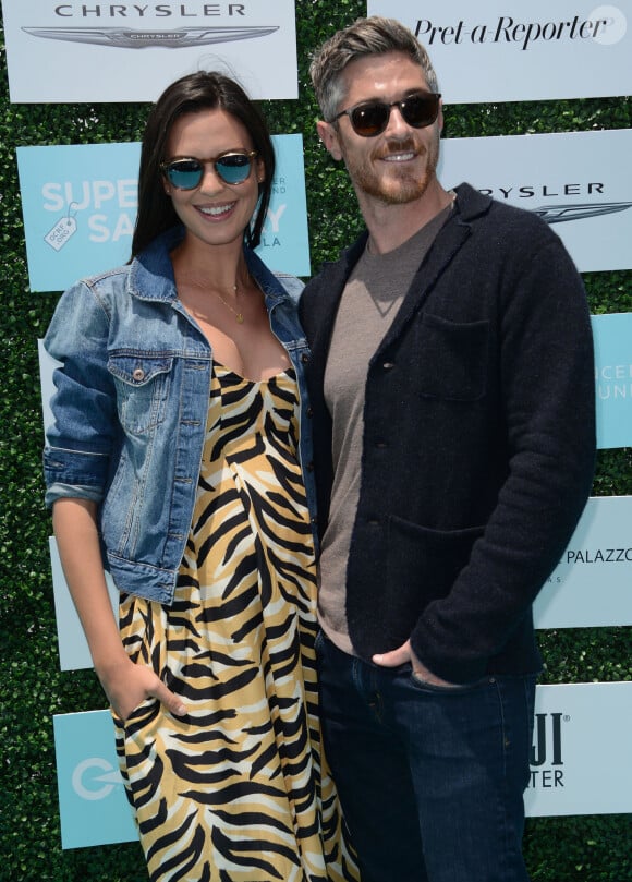 Dave Annable et sa femme Odette Annable, enceinte à la journée " OCRF's 2nd Annual Super Saturday LA " à Santa Monica, le 16 mai 2015