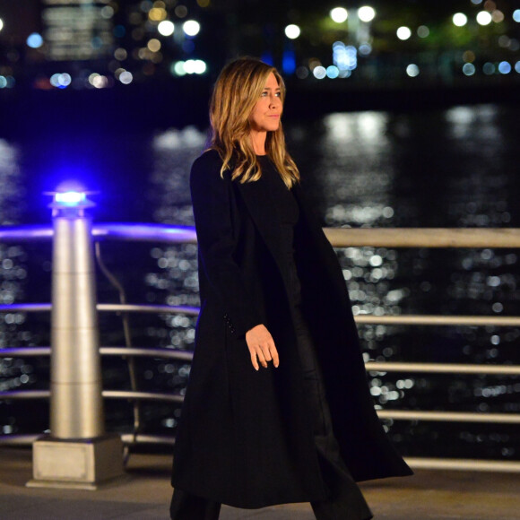 Jennifer Aniston a été aperçue sur le tournage d'un nouveau film à New York, le 10 mai 2019.