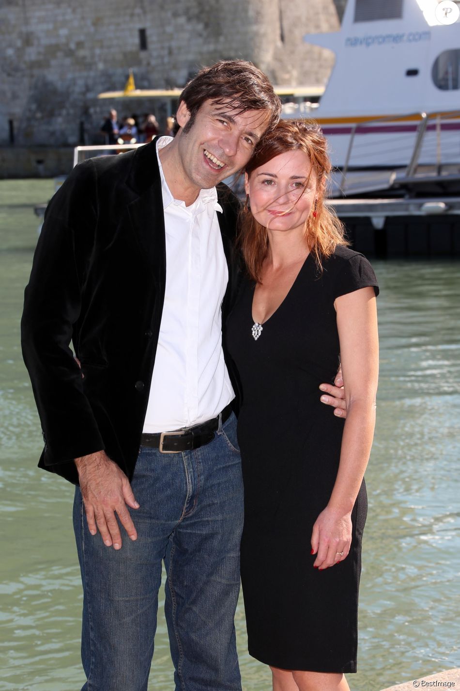Qui Est Le Mari De Christelle Reboul Christelle Reboul et Thierry Samitier au 14e Festival de la fiction TV