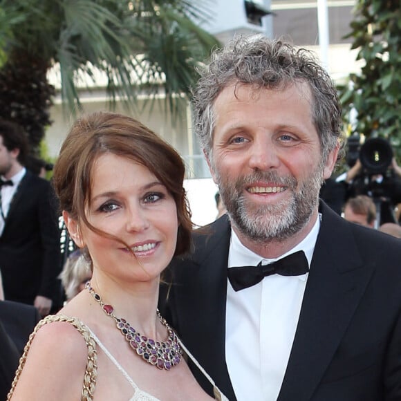 Stéphane Guillon et sa femme Muriel Cousin au Festival de Cannes en 2012.