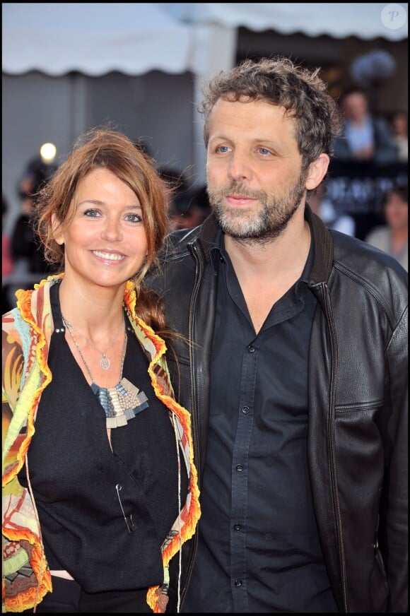 Stéphane Guillon et sa femme Muriel Cousin au Festival de Deauville en 2008.