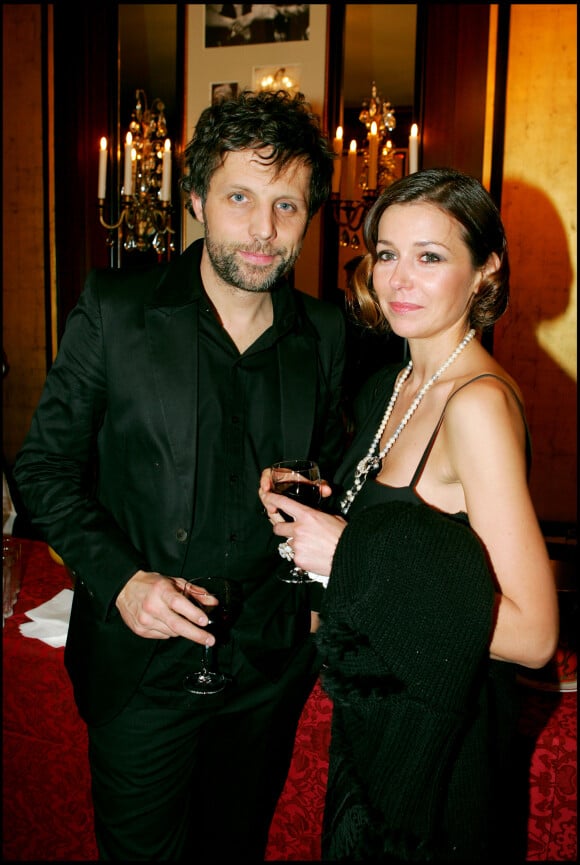 Stéphane Guillon et Muriel Cousin aux César à Paris, en 2005.