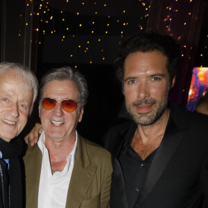 Dave, Daniel Auteuil, Nicolas Bedos - After party du film "La belle époque" au Club Haussman à Paris, le 17 octobre 2019. Un évènement organisé par Five Eyes production. © Christophe Clovis / Bestimage 18/10/2019 - Paris