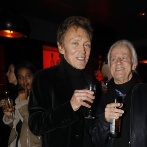 Dave et son compagnon Patrick Loiseau - After party du film "La belle époque" au Club Haussman à Paris, le 17 octobre 2019. Un évènement organisé par Five Eyes production. © Christophe Clovis / Bestimage17/10/2019 - Paris