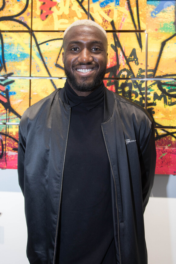 Luc Abalo - Vernissage de l'exposition de l'artiste l'artiste Kongo (Cyril Phan) au Montaigne Market à Paris le 17 octobre 2019. © Jerémy Melloul/ Bestimage