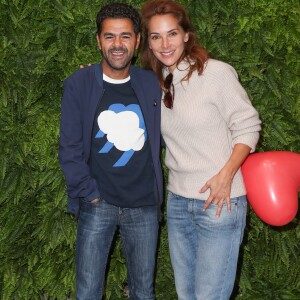 Jamel Debbouze et sa femme Mélissa Theuriau - J.M Weston organise un vide grenier caritatif au profit de l'association "CéKeDuBonheur", association présidée par Hélène Sy et qui déploie toute son énergie afin d'améliorer la qualité de vie des enfants et adolescents hospitalisés. De nombreux artistes ont répondu présent une fois de plus à l'appel de l'association, le 2 octobre 2016 à Paris. © Cyril Moreau/Bestimage