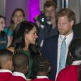 Le prince Harry et Meghan Markle, duchesse de Sussex, à la cérémonie des Wellchild Awards au Royal Lancaster Hotel à Londres, le 15 octobre 2019.