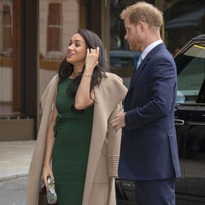 Le prince Harry et Meghan Markle, duchesse de Sussex, à la cérémonie des Wellchild Awards au Royal Lancaster Hotel à Londres, le 15 octobre 2019.