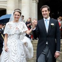 Mariage du prince Napoléon et Olympia : robe audacieuse et tendre complicité