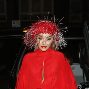 Rita Ora à la sortie de la soirée "Cartier London Celebration" au Chiltern Firehouse à Londres, le 21 octobre 2019.21/10/2019 - Londres