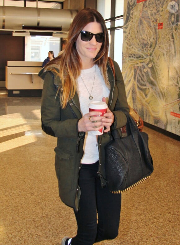 Jennifer Carpenter à l'aéroport de Salt Lake City pour assister au festival du film de Sundance, le 21 janvier 2013.