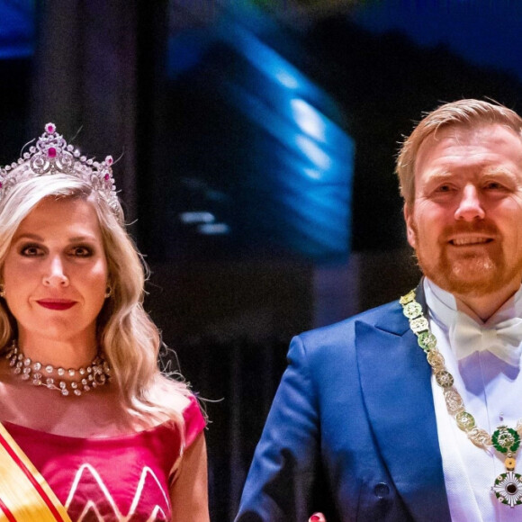 Le roi Willem-Alexander et la reine Maxima des Pays-Bas - Les dignitaires du monde entier assistent au banquet donné à l'occasion de la cérémonie d'intronisation de l'empereur du Japon Naruhito à Tokyo, le 22 octobre 2019.