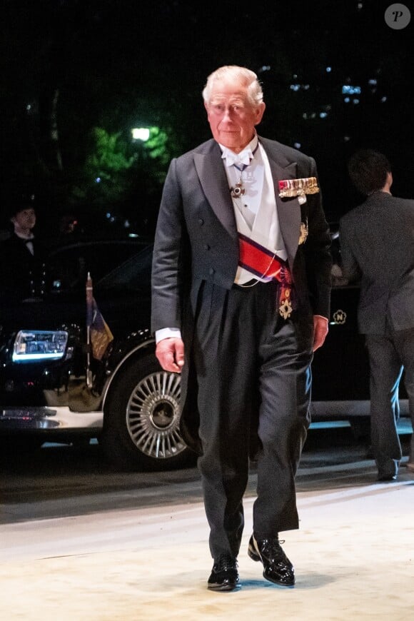 Le prince Charles - Les dignitaires du monde entier assistent au banquet donné à l'occasion de la cérémonie d'intronisation de l'empereur du Japon Naruhito à Tokyo, le 22 octobre 2019.
