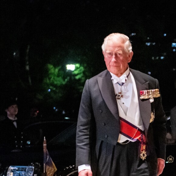 Le prince Charles - Les dignitaires du monde entier assistent au banquet donné à l'occasion de la cérémonie d'intronisation de l'empereur du Japon Naruhito à Tokyo, le 22 octobre 2019.