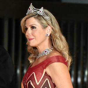 Le roi Willem-Alexander et la reine Maxima des Pays-Bas - Les dignitaires du monde entier assistent au banquet donné à l'occasion de la cérémonie d'intronisation de l'empereur du Japon Naruhito à Tokyo, le 22 octobre 2019.