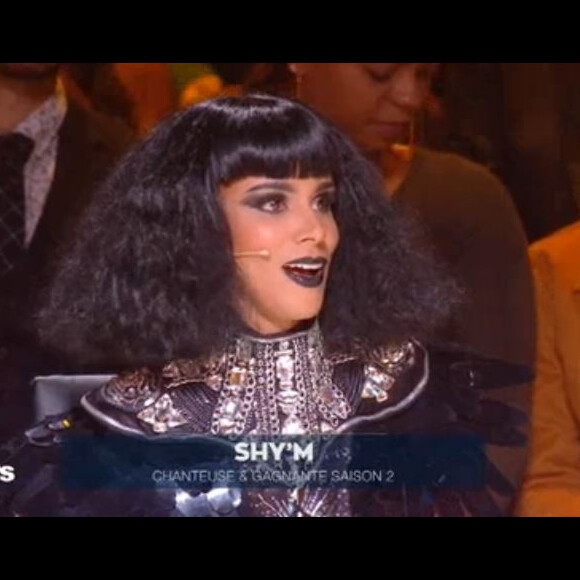 Shy'm sur le plateau de "Danse avec les stars" le 2 novembre 2019.