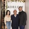 Exclusif - Alice Dufour, Bassam Azakir (CEO de Korloff) et François Vincentelli assistent à la réouverture de la boutique de joaillerie "Korloff", rue de la Paix à Paris le 24 octobre 2019. © Jack Tribeca/Bestimage