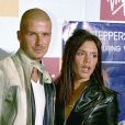 David et Victoria Beckham au Virgin Megastore de Londres le 14 août 2000.