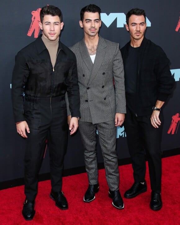 Nick Jonas, Joe Jonas, Kevin Jonas, Jonas Brothers - Photocall des MTV Video Music Awards au Prudential Center à Newark le 27 août 2019. 26/08/2019 - Newark