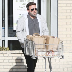 Ben Affleck est allé faire des courses à Santa Monica, le 19 octobre 2019.