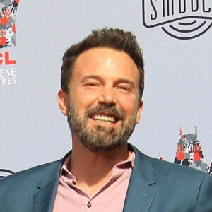 Ben Affleck lors d'une cérémonie de prise d'empreintes au TCL Chinese Theatre à Los Angeles, le 14 octobre 2019.