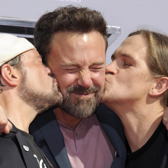 Ben Affleck lors d'une cérémonie de prise d'empreintes au TCL Chinese Theatre à Los Angeles, le 14 octobre 2019.