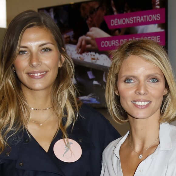 Camille Cerf (Miss France 2015), Sylvie Tellier (Miss France 2002, Directrice générale Miss France) - Inauguration du 2e salon de la pâtisserie à la Porte de Versailles, Paris le 14 Juin 2019. © Marc Ausset-Lacroix/Bestimage