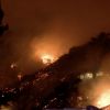 Exclusif - La maison de Josh Duhamel brûle dans le nouvel incendie à Los Angeles. Le 28 octobre 2019.