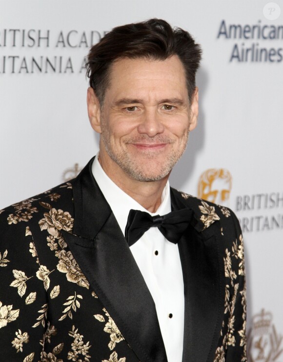 Jim Carrey à la soirée British Academy Britannia Awards présentée par Jaguar Land Rover et American Airlines à l'hôtel Beverly Hilton à Beverly Hills, le 26 octobre 2018.
