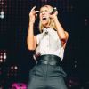 Céline Dion en concert à Cincinnati pour le Courage World Tour, octobre 2019