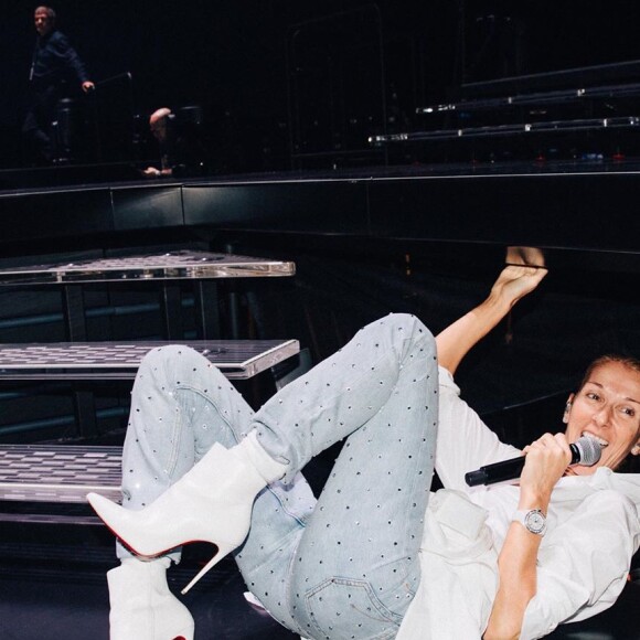 Céline Dion en concert à Kansas City Courage World Tour, octobre 2019