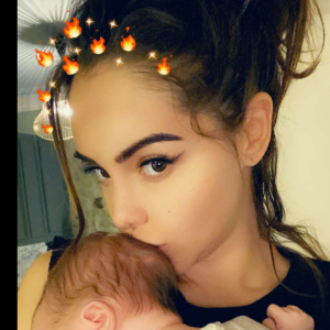 Nabilla Benattia câline son fils Milann, Snapchat, le 25 octobre 2019