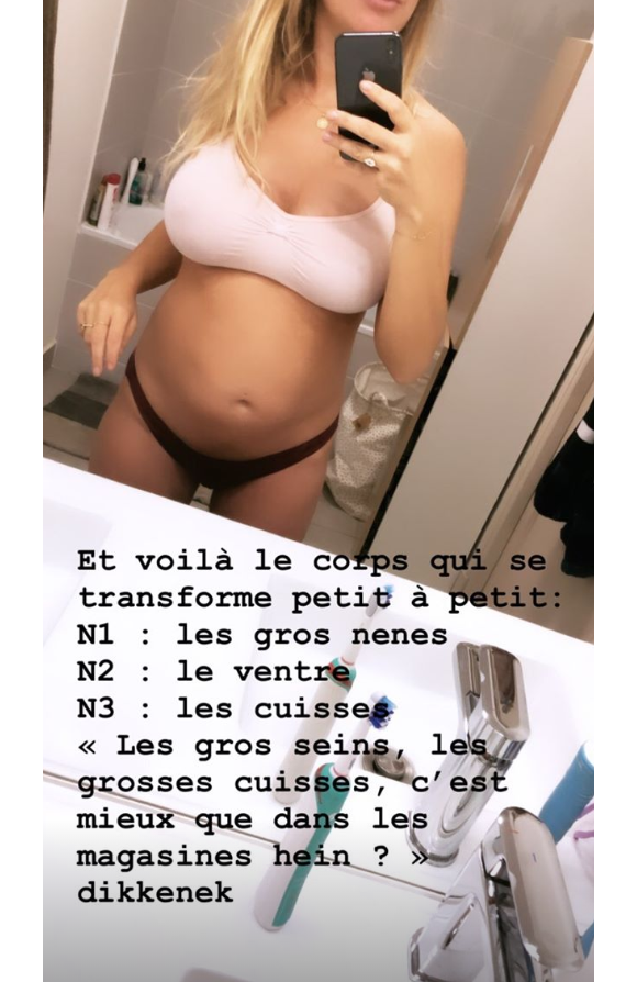 Cindy, candidate de "Koh-Lanta, la guerre des chefs" (TF1), a annoncé sa grossesse le 26 mai 2019. La future maman dévoile dans la foulée son corps de future maman.