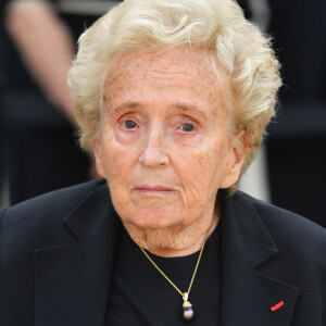 Bernadette Chirac - Cérémonie hommage rendue à Simone Veil aux Invalides de Paris. Le 5 juillet 2017. @Christian Liewig /ABACAPRESS.COM